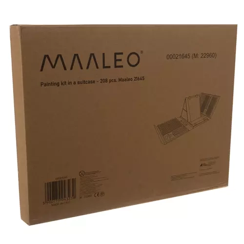Malerski set u kovčežiću - 208 kom Maaleo 21645