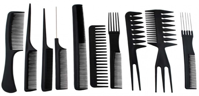 Frizerski češljevi - set od 10 kom