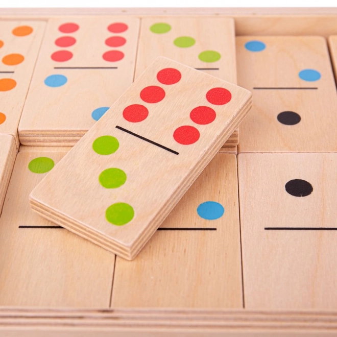 Bigjigs Toys Velike drvene domino