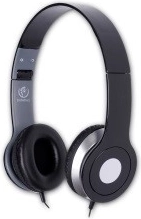 Stereo slušalice s mikrofonom City Black