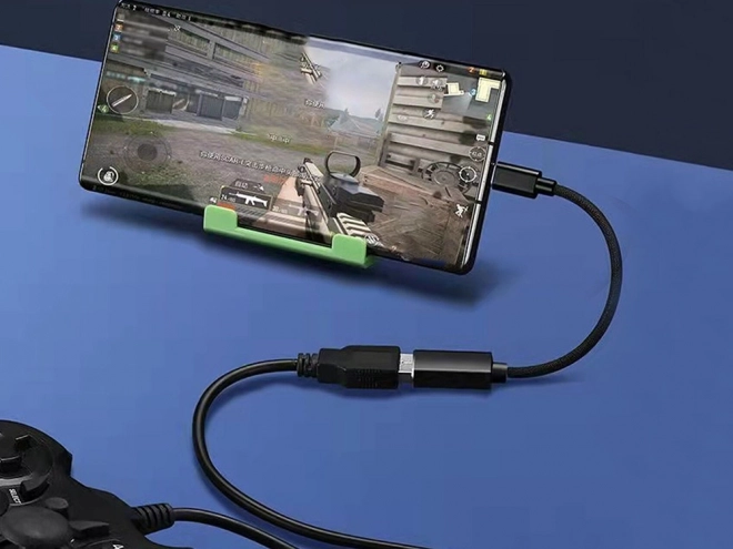USB-C na USB-A 3.0 OTG adapter s opletenim kabelom