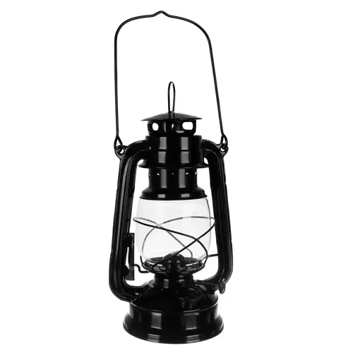 crna uljna lampa 24cm