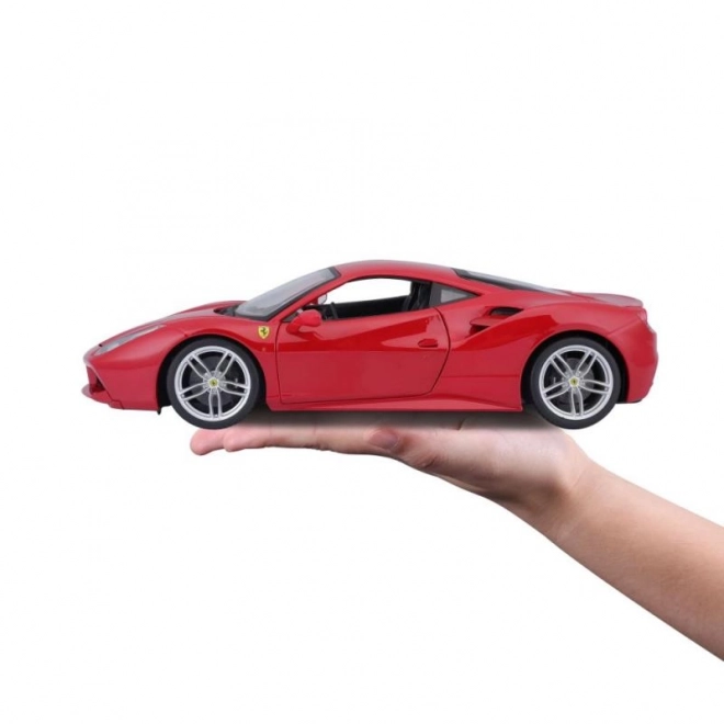 Metalni auto Ferrari 488 GTB crveno
