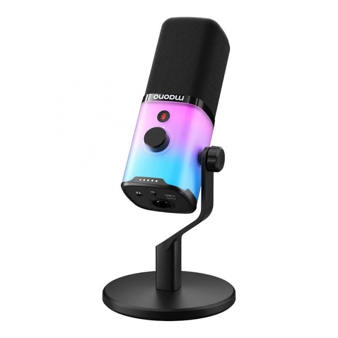Mikrofon Maono PD100X RGB crni