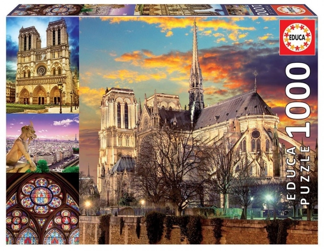 Puzzle Notre Dame kolaž 1000 dijelova