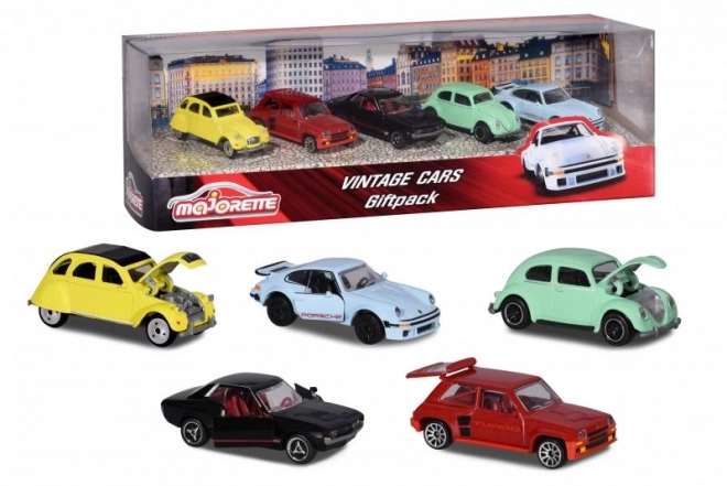 Majorette set klasičnih automobila, 5 komada