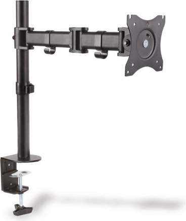 Stolni nosač monitora s rukom i stezaljkom, 1x do 27", 8 kg, okretni i nagibni 360° (pivot)