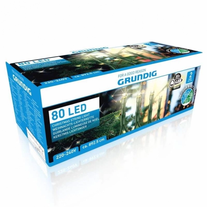 Vanjski božićni lanac s 80 LED