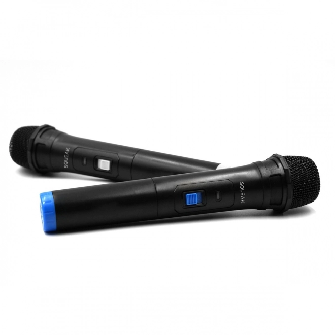 Set mikrofona za karaoke VocalDuo s dosegom od 30m
