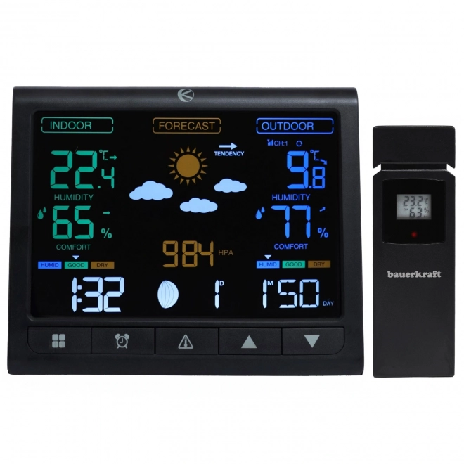 Bežična meteorološka stanica s LCD zaslonom i vanjskim senzorom