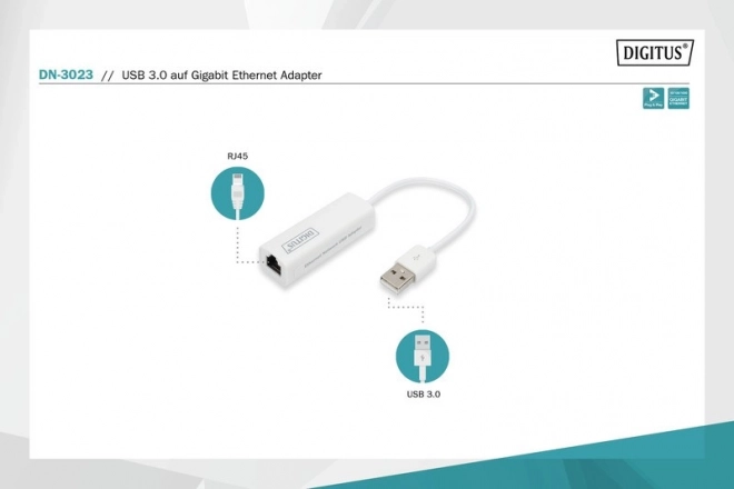 USB 3.0 Ethernet adapter za Gigabit