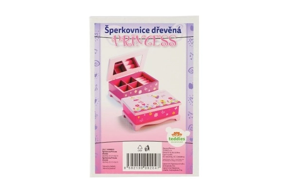 Kuhinjski ormarić za nakit Princeza ogledalo drvo 17x7x11,5cm u kutiji