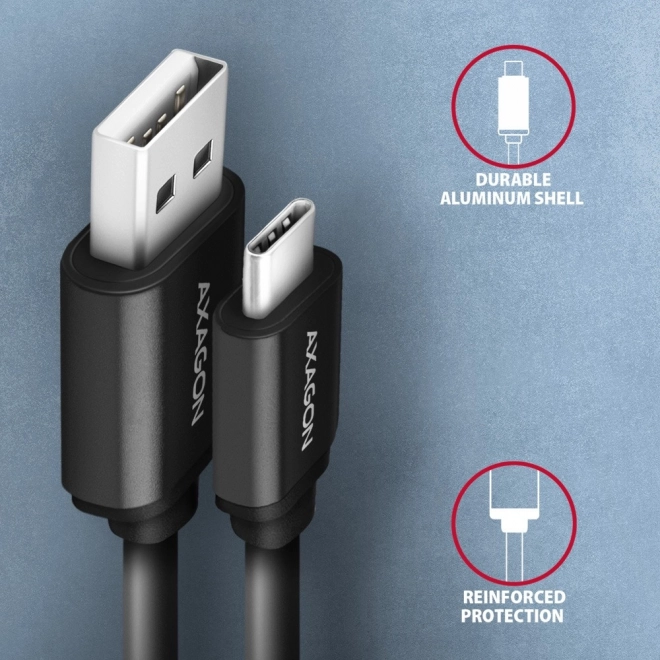 Kabel Twister USB-C – USB-A 0,6m
