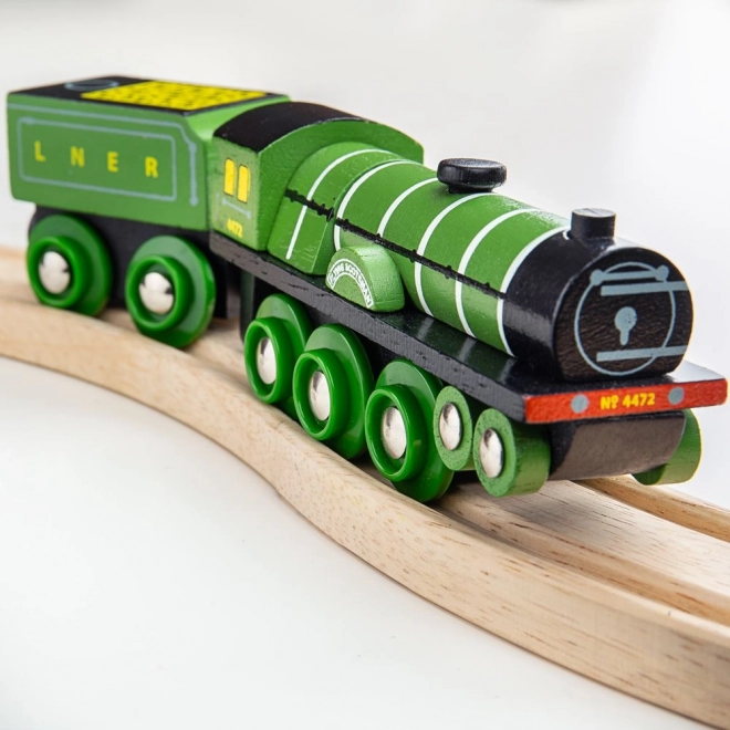 Drvena lokomotiva Flying Scotsman - replika