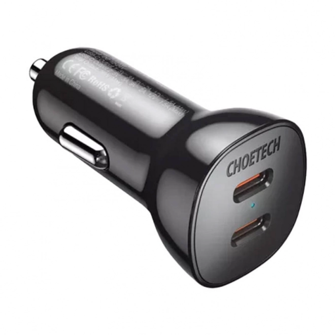 Dvostruki auto punjač Choetech 40W s 2x USB-C ulazima