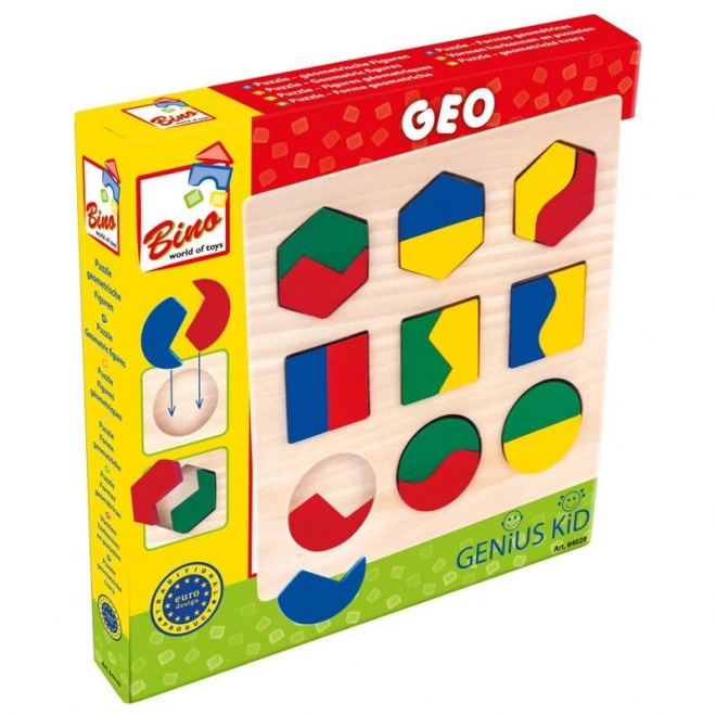 Bino Drvene puzzle geometrijski oblici