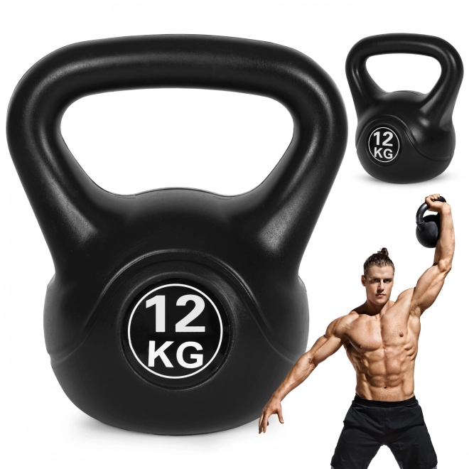 Kettlebell za vježbanje crna - 12kg