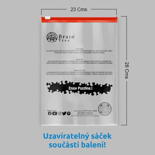 Puzzle Brain Tree Růžově prostřeno