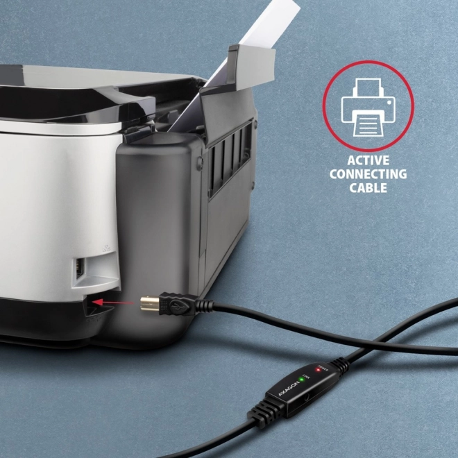 ADR-215B USB 2.0 A-M -> B-M aktivni povezni kabel/pojačalo 15 m