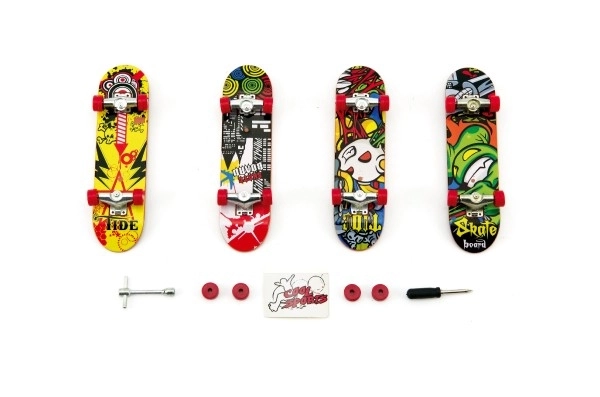 Prstni skateboard s dodacima - 10 cm