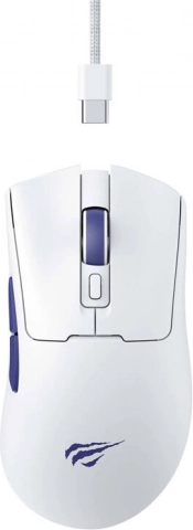 Žičani gaming miš Havit MS966 RGB bijeli