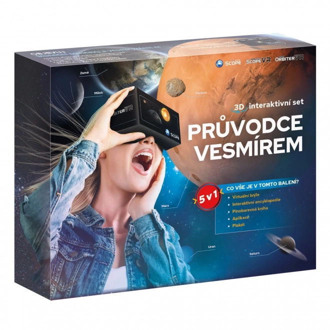 Vodič svemirom 5u1 interaktivni set 3D u kutiji 33x26x6cm