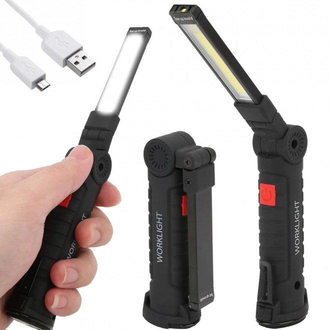 Magnetska radionarska lampa Magnese s USB preklopnom ručkom 5u1