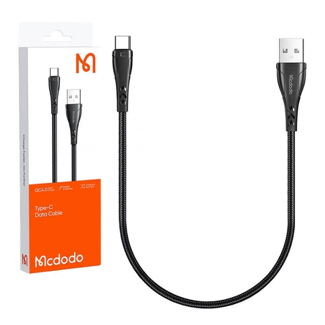 USB na USB-C kabel, Mcdodo CA-7460, 0,2 m (crna)