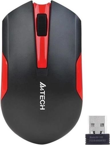 Bežični miš V-Track crno-crveni