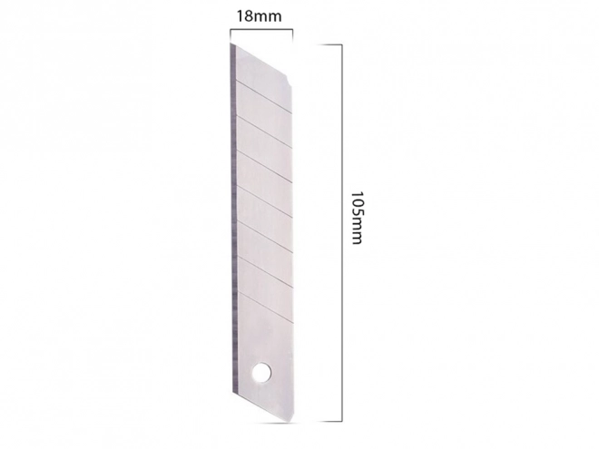 Zamjenske oštrice 18 mm, set 10 komada