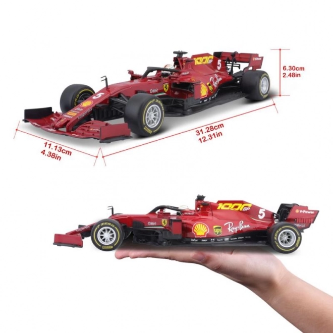 Metalni model bolida Ferrari SF1000 F1 2020 Tuscan GP Sebastian Vettel