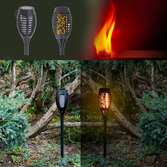 Solarne vrtne baklje 12 LED