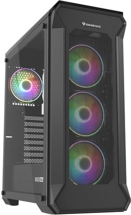 Genesis Irid 505 V2 ARGB midi tower s kaljenim staklom i USB 3.0