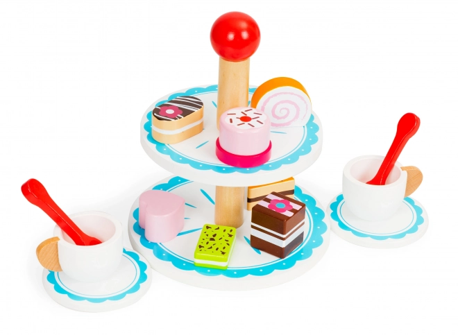Drveni set za torte Ecotoys