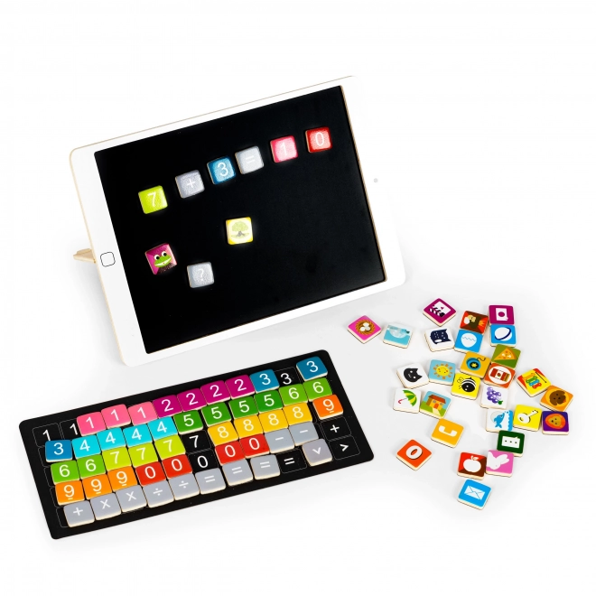 Drveni edukacijski tablet, magnetska ploča ECOTOYS
