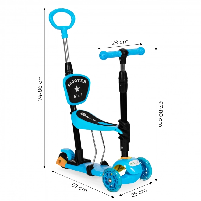 Trokota balansna kolica bubamara 5 u 1 LED