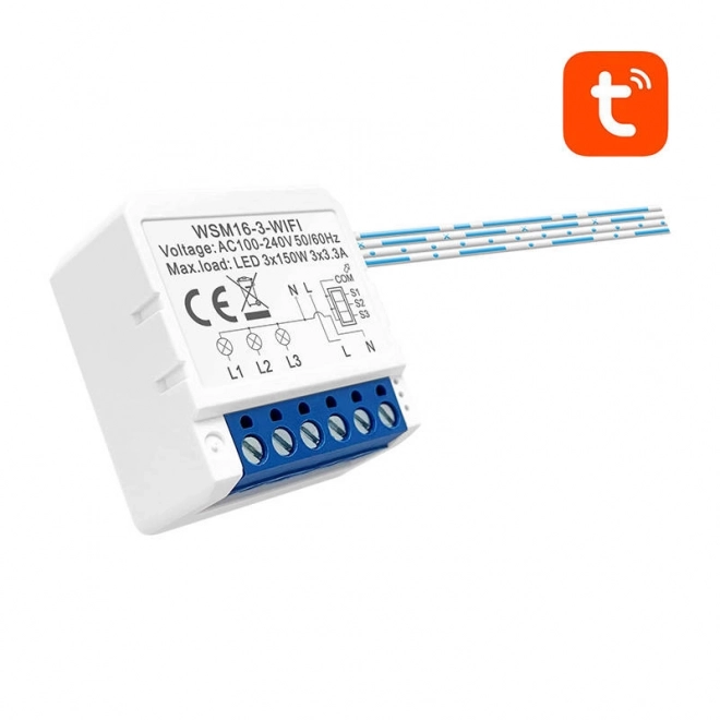 Pametni WiFi preklopni modul Avatto WSM16 TUYA – W3