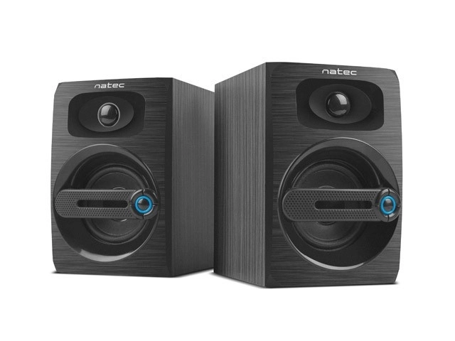 Zvučnici 2.0 Natec Cougar 6W RMS crne