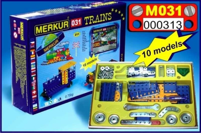 Merkur 031 Željeznički modeli - 211 dijelova
