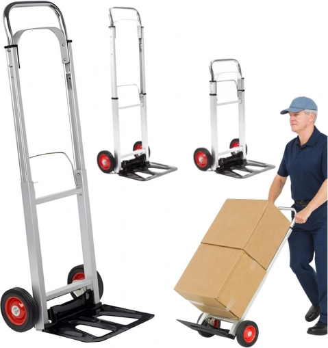 Sklopiva aluminijska transportna kolica 90 kg