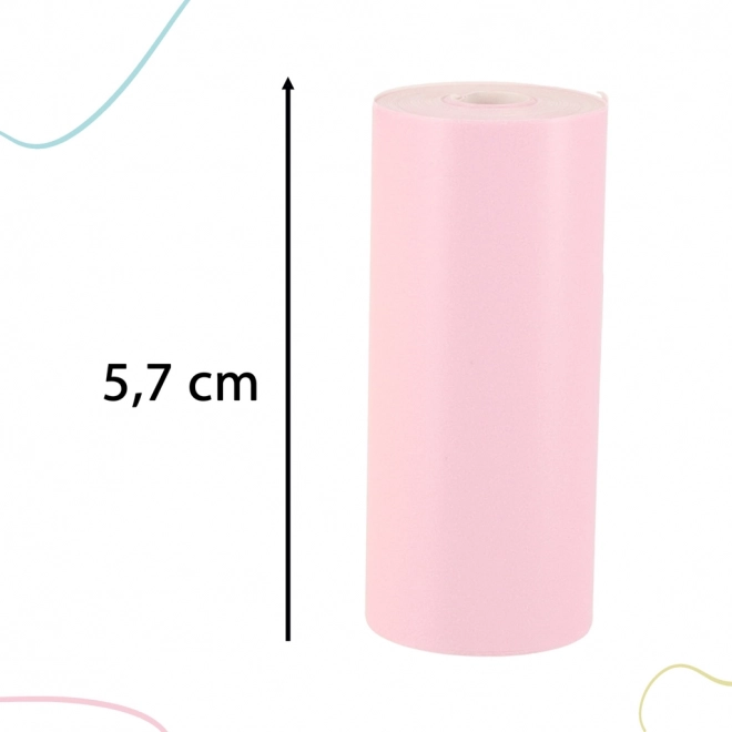 Role termopapira za mini pisač 5,7 cmx3 m 3 komada u boji