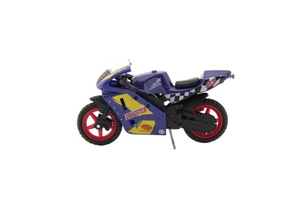Trkaći motor metal/plastika 8cm slobodni hod mix vrsta na kartici