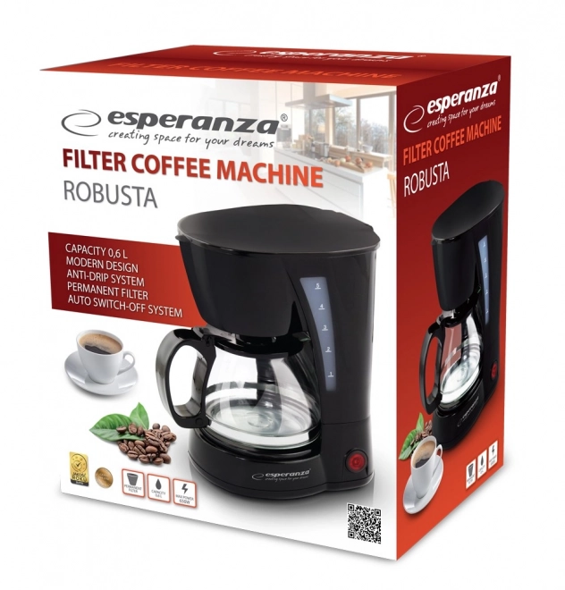 Filter aparat za kavu Esperanza Robusta 0,6L