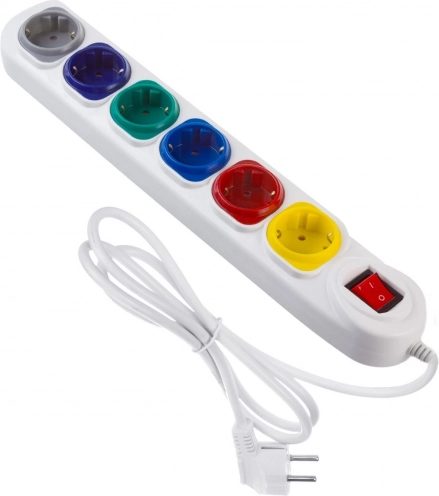 Produžni kabel 6 utičnica 1,5 m Maclean
