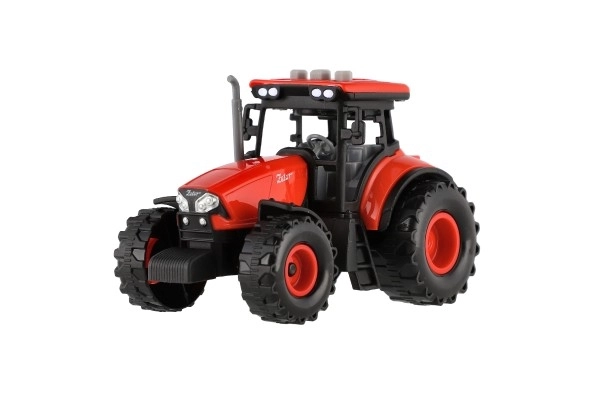Crveni traktor Zetor na zamašnjak sa zvučnim i svjetlosnim efektima
