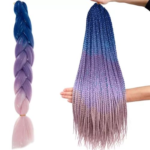 Sintetička kosa ombre pletenice Soulima 23577