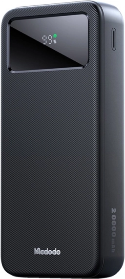 Power banka Mcdodo s digitalnim zaslonom 20000mAh, crna