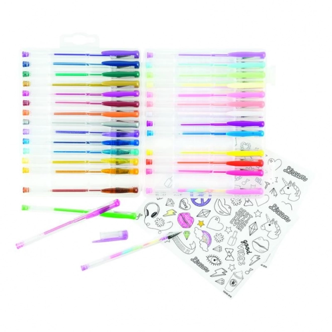 Gel olovke MAKE IT REAL - Set 30 boja