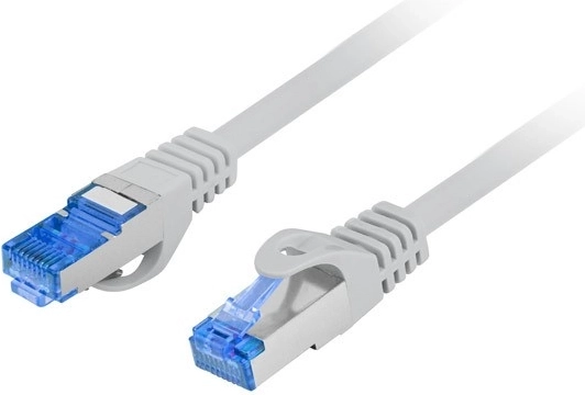Patch kabel Cat 6A S/FTP, LSZH, 0,25 m, sivi
