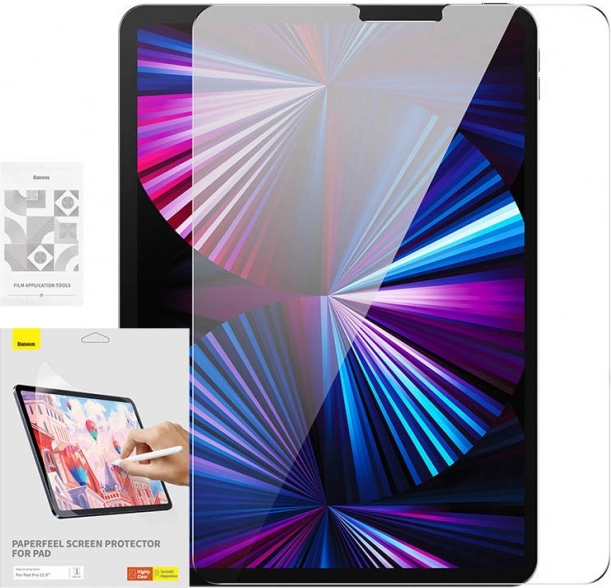 Baseus Paperfeel zaštitna folija za zaslon za iPad Pro 12,9″ (2018–2022) – prozirna